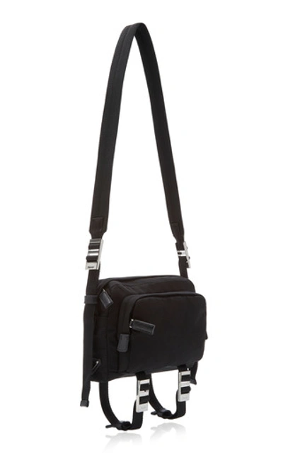 Shop Prada Canvas Camera Bag In Black