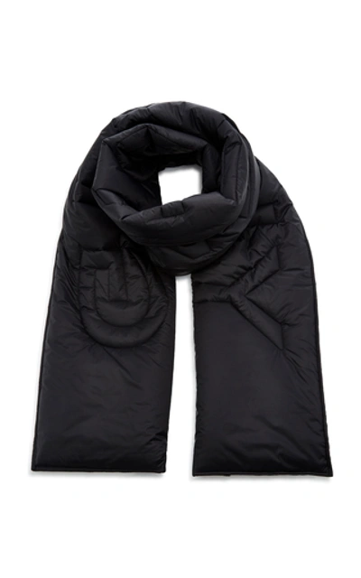 Shop Givenchy Puffer Scarf In Black