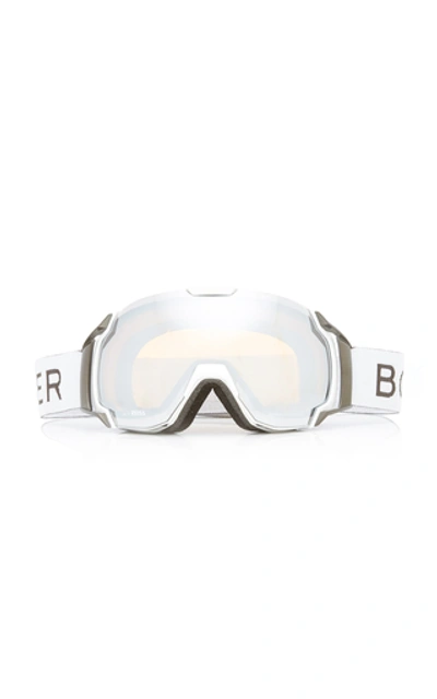 Shop Bogner Just-b Polycarbonate Ski Goggles In White