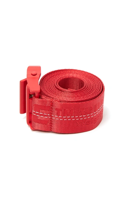 Shop Off-white Classic Industrial Belt In Red