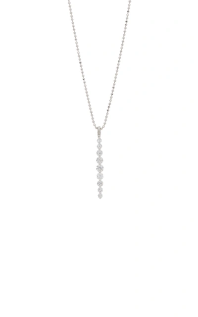 Shop Anita Ko Twiggy Medium 18k Diamond Necklace In White