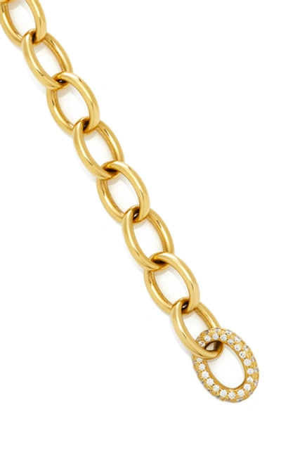 Shop Ashley Mccormick 18k Gold And Diamond Bracelet