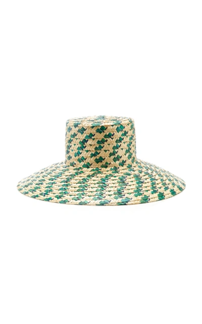 Shop Eugenia Kim Annabelle Straw Hat In Green