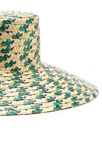 Shop Eugenia Kim Annabelle Straw Hat In Green