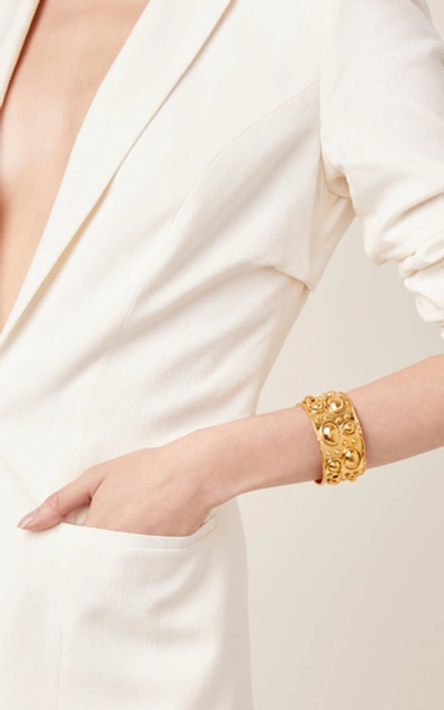 Sylvia Toledano Manchette And Byzance Gold-plated Cuff In Gold