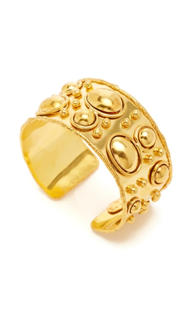 Sylvia Toledano Manchette And Byzance Gold-plated Cuff In Gold