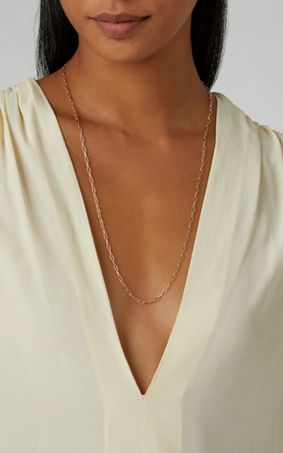 Shop Ashley Mccormick 14k Gold 30" Oval Linkchain