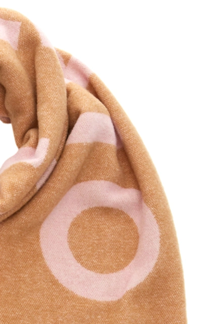 Shop Acne Studios Toronty Logo Wool-blend Scarf In Neutral