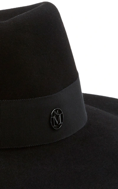 Shop Maison Michel Pina Timeless Waterproof Felt Hat In Black