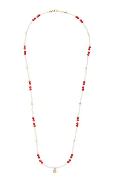 Shop Aron & Hirsch Surma 18k Gold, Diamond And Agate Necklace