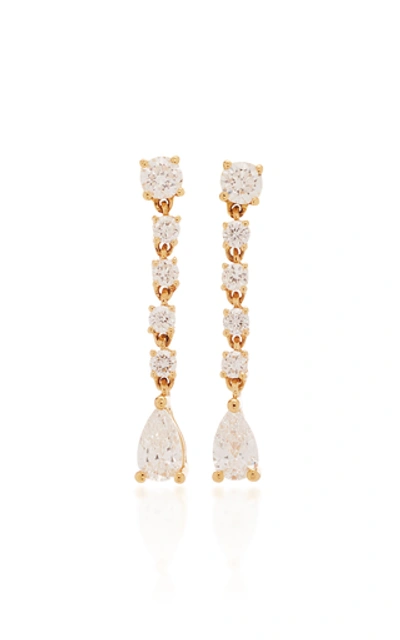 Shop Anita Ko Rope 18k Gold Diamond Earrings