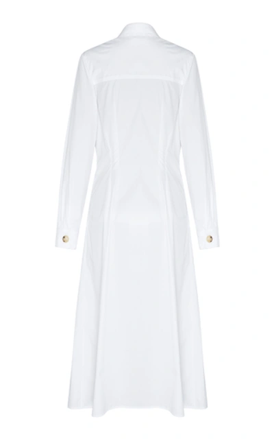 Shop Anna Quan Arlo Cotton Midi Dress In White