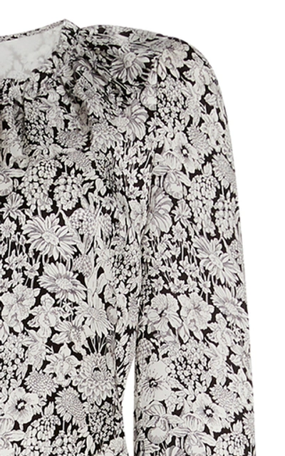 Shop The Vampire's Wife The Gloria Floral-print Crepe Dress