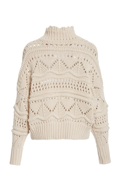 Shop Isabel Marant Étoile Naka Open-knit Sweater In Floral