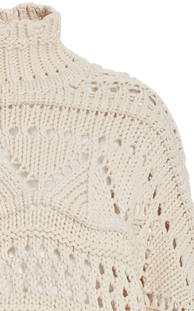 Shop Isabel Marant Étoile Naka Open-knit Sweater In Floral