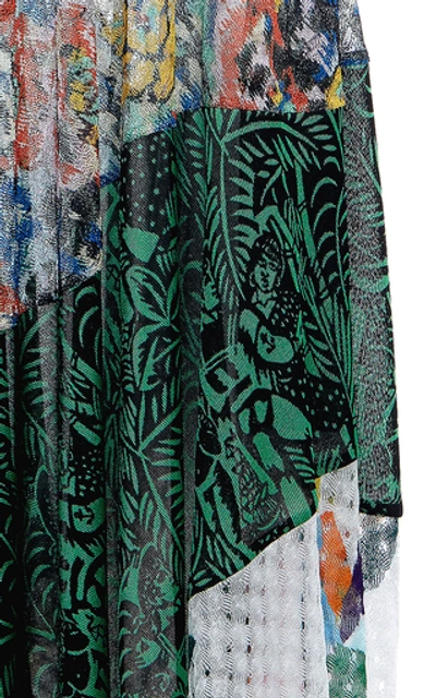 Shop Missoni Asymmetric Patchwork Maxi Skirt In Multi