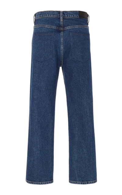 Shop Goldsign The Cropped A Jean In Medium Wash