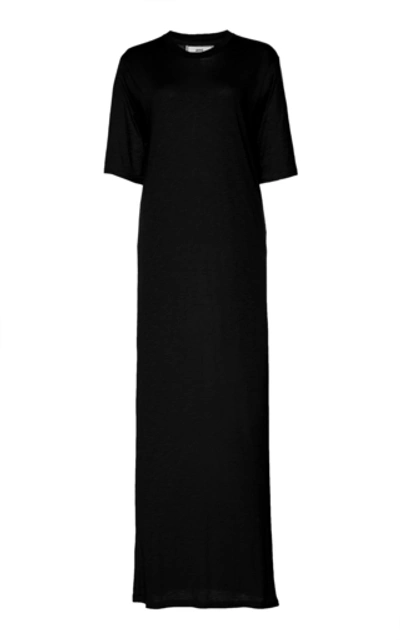 Shop Ami Alexandre Mattiussi Cotton T-shirt Dress In Black