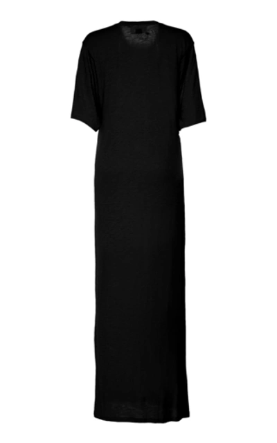 Shop Ami Alexandre Mattiussi Cotton T-shirt Dress In Black