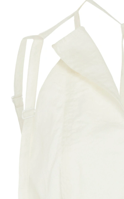 Shop Jacquemus Le Haut Ascea Pocketed Harness Top In White