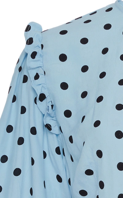 Shop Faithfull The Brand Edwina Polka Dot Print Dress