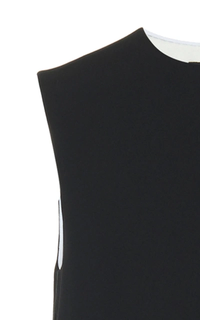Shop Jeffrey Dodd Split Overlay Tunic In Black/white