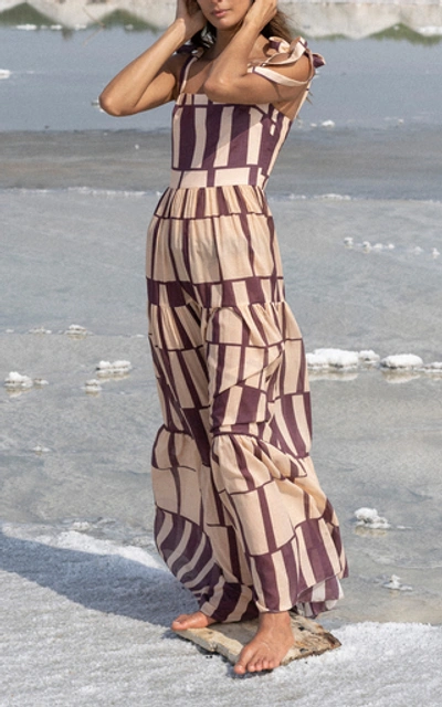 Shop Johanna Ortiz Waterfront Printed Cotton Maxi Dress