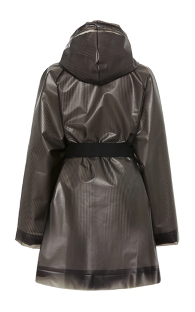 Shop Proenza Schouler White Label Belted Pvc Raincoat In Grey