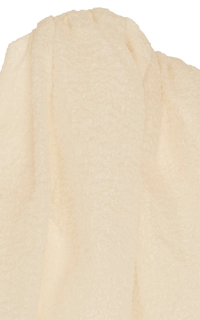 Shop Acler Wattle Wool-blend Top In White