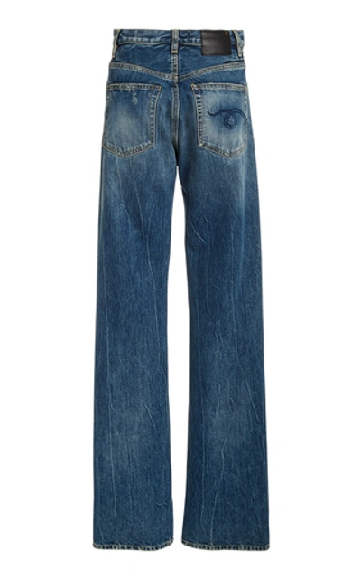Shop R13 Colleen High-rise Flared Jeans In Medium Wash