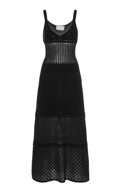 Shop Alexis Rozanna Knit Maxi Dress In Black