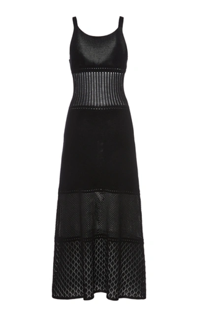 Shop Alexis Rozanna Knit Maxi Dress In Black