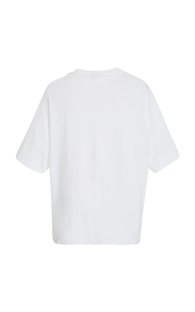 Shop Atm Anthony Thomas Melillo Classic Cotton-jersey T-shirt In White