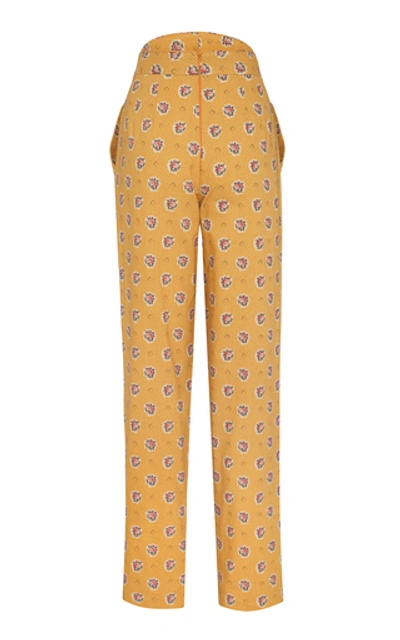 Shop Anna Mason Siren High Waisted Pants In Yellow