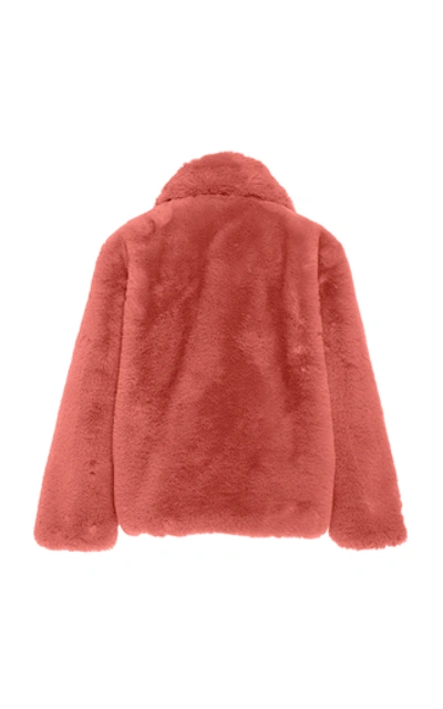 Shop Apparis Manon Faux-fur Coat In Pink