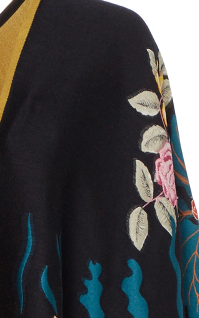 Shop Etro Printed Kimono Jacket In Multi