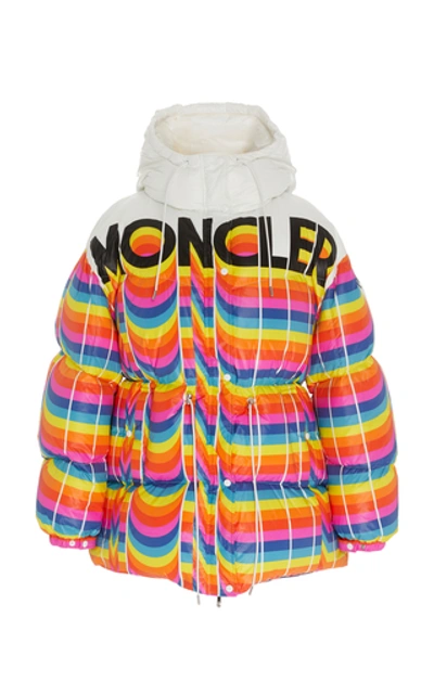 Shop Moncler Genius 0 Moncler Richard Quinn Mia Printed Quilted Shell Down