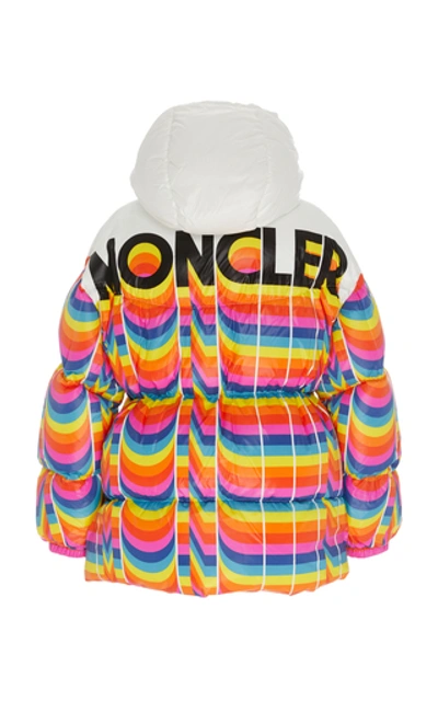 Shop Moncler Genius 0 Moncler Richard Quinn Mia Printed Quilted Shell Down