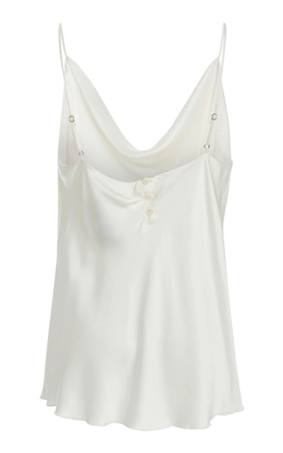 Shop Atm Anthony Thomas Melillo Silk Charmeuse Camisole Top In White