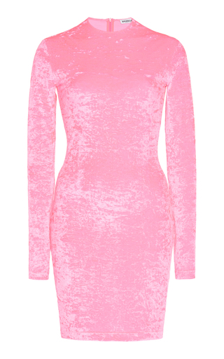 balenciaga pink dress
