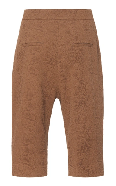 Shop Hofmann Copenhagen Rianne Bermuda Shorts In Brown