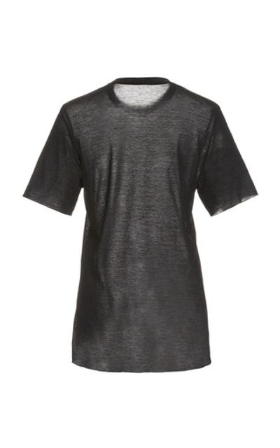 Shop Matin Fine Cotton T-shirt In Black