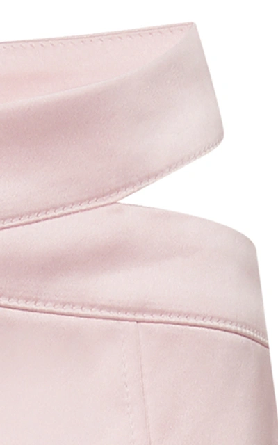 Shop Gauge81 Monteria Wrap-detailed Mini Skirt In Pink