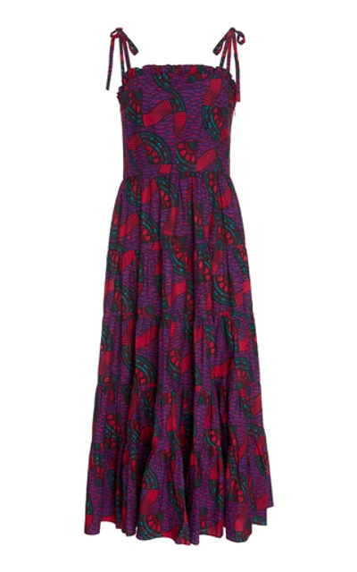 Shop Ulla Johnson Ellyn Cotton Printed Midi Dress