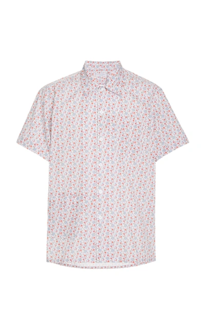 Shop Engineered Garments Camp Floral-print Cotton Shirt