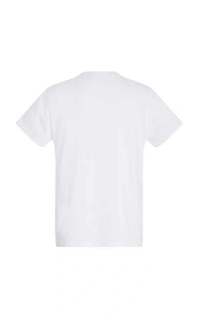 Shop Stella Mccartney "we Are The Weather" Cotton T-shirt In White