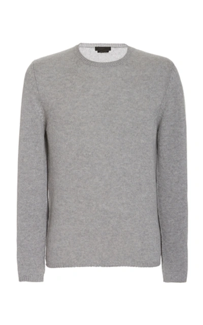 Shop Prada Cashmere Knit Sweater In Grey