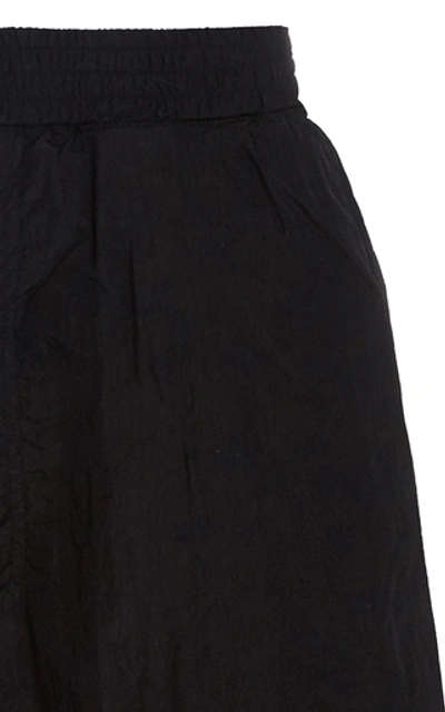 Shop Alyx Garment-dyed Shell Swim Trunks In Black