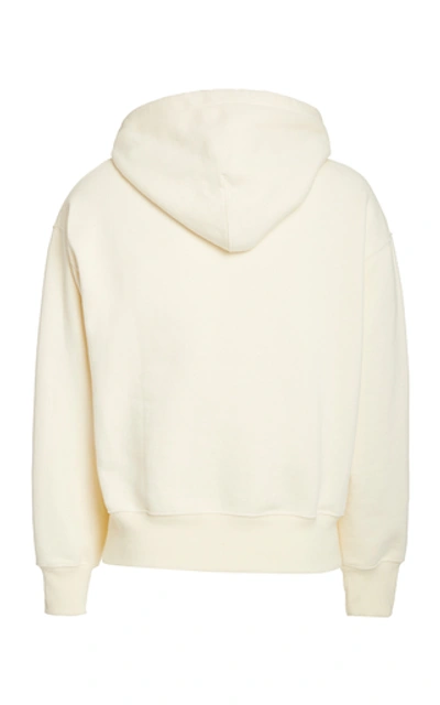 Shop Ami Alexandre Mattiussi Cotton Hooded Sweatshirt In Neutral
