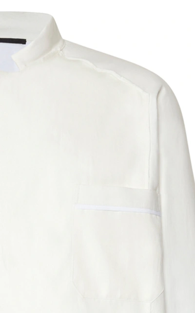 Shop Haider Ackermann Cotton Pajama Top In White